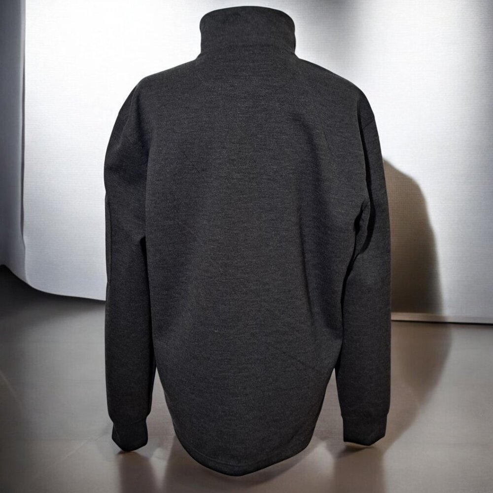 Men’s DKNY Fleece Sweater Pull Over Dark Grey Size Medium NWT - Picture 10 of 11